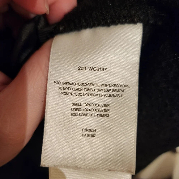 Black Columbia Full Zip Pockets Jacket Youth 18 20 - Picture 5 of 5